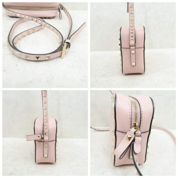 SOLD Valentino Blush Rockstud Camera Crossbody - Picture 2 of 8
